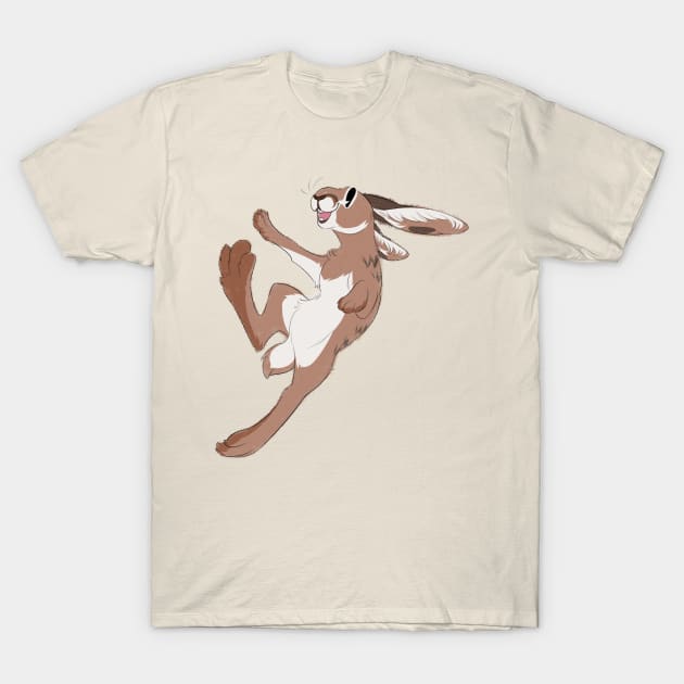 Bouncy Hare! T-Shirt by pigdragon